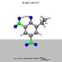 computed molecular vibration