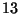 $^{\textrm{13}}$